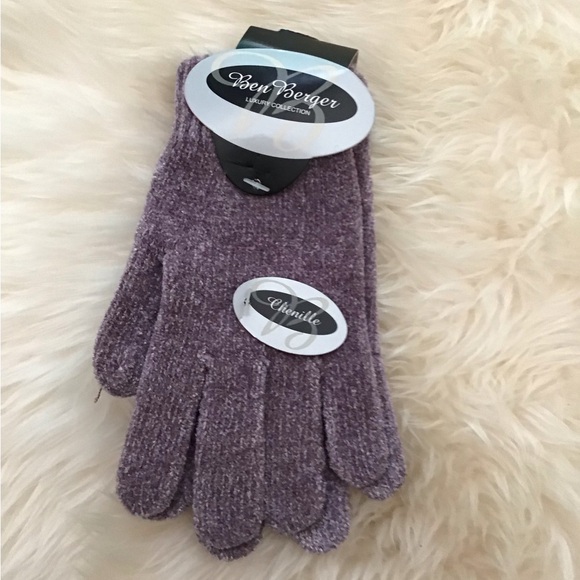 NWT Ben Berger Casuals (@1 of 4 pair)luxury collection stretch chenille gloves - Picture 6 of 9